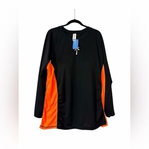 Halcurt Women’s UPF 50+ Athletic Top with Built-In Bra –‎ Size 3X (NWT)